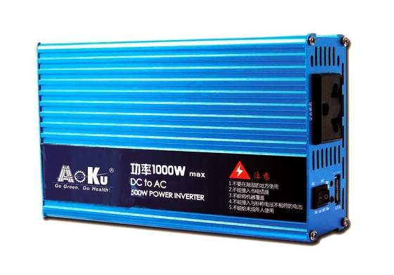 DC to AC Inverter, 1000W 12V, Car Power Inverter, Suitable for Refrigerator, Air-Condition