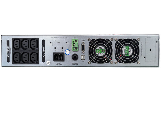 AoKu Rack Mounted Design High Frequency Online UPS, 3KVA 3000W, Pure Sine Wave