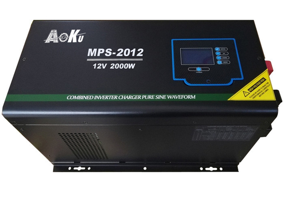 AoKu Solar Inverter MPS-2012, 12V, 2000W, Pure Sine Wave with Charger, Off-Grid